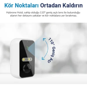 Hybrone Hold Iç Ve Dış Ortam Bataryalı Wi-fi Akıllı Kamera - Görsel 4